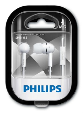 Philips SHE1455WT Dynamic Bass Mikrofonlu Kulakiçi Kulaklık